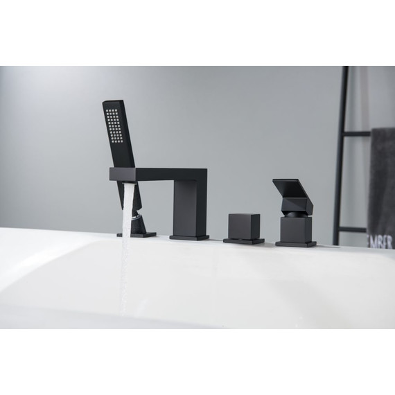 Смеситель для ванны Timo Selene 2130/03Y, черный матовый - фото 5