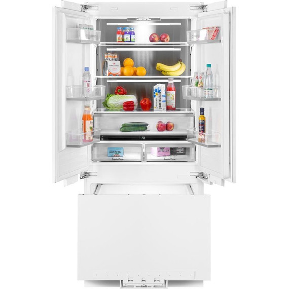 Встраиваемый двухкамерный холодильник Maunfeld MBF212NFW2 - фото 