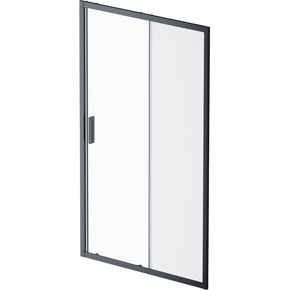 Дверь душевая Am.Pm Gem Solo 120х195 см W90G-120-1-195BM, черный/матовое - фото 