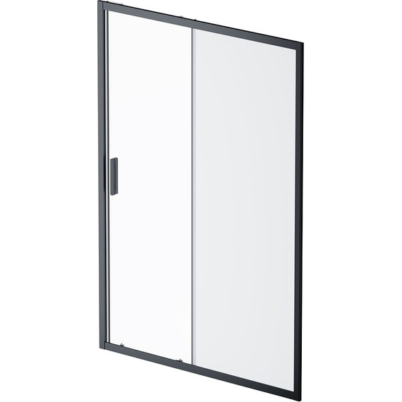 Дверь душевая Am.Pm Gem Solo 140х195 см W90G-140-1-195BM, черный/матовое - фото 