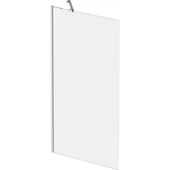 Шторка для ванны Am.Pm Gem 80х140 см W90BS-080-140CT (стекло 8 мм), хром/прозрачное - фото 