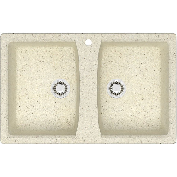Кухонная мойка Azario Elmas CS00078331, бежевый, Цвет производителя: бежевый - фото 
