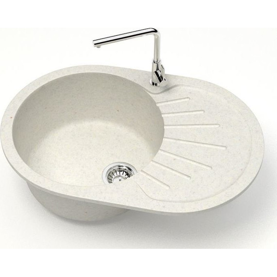 Кухонная мойка Azario Flora CS00079914, хлопок, Цвет производителя: хлопок - фото 2