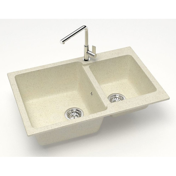 Кухонная мойка Azario Grand CS00079902, бежевый, Цвет производителя: бежевый - фото 2