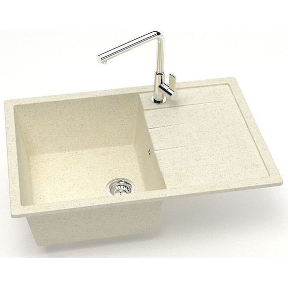 Кухонная мойка Azario Vision CS00078338, бежевый, Цвет производителя: бежевый - фото 2
