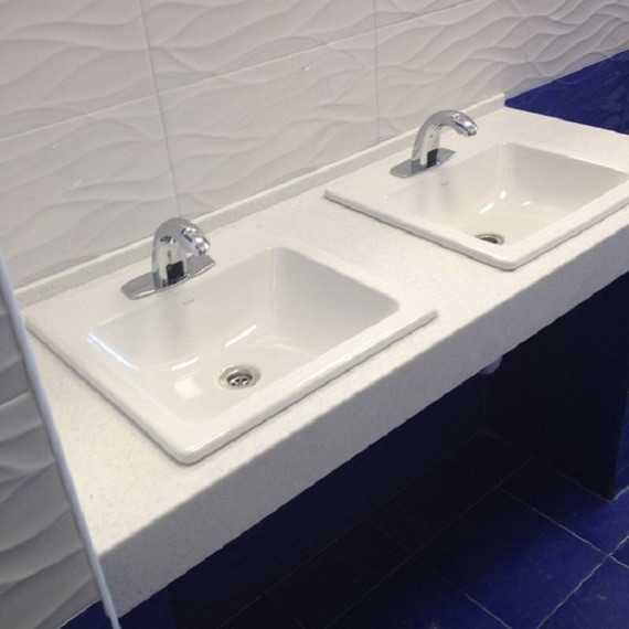 Раковина врезная на столешницу Vitra S20 55 см 5465B003-0001 - фото 2