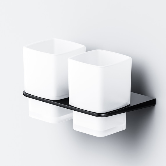 Двойной стакан для зубных щеток AM.PM Inspire 2.0 A50A343422, цвет чёрный - фото 4