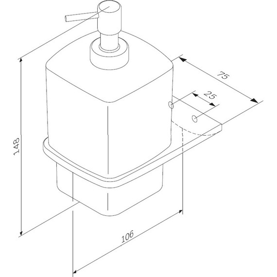 Дозатор для жидкого мыла AM.PM Inspire 2.0 A50A36900 - фото 8
