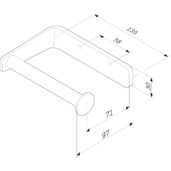 Держатель для туалетной бумаги AM.PM Inspire 2.0 A50A34100 - фото 8