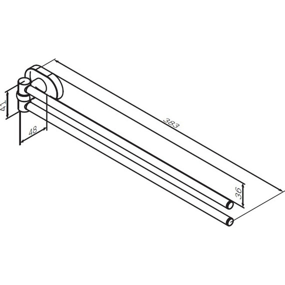 Держатель для полотенца AM.PM Sense A7432600 - фото 8