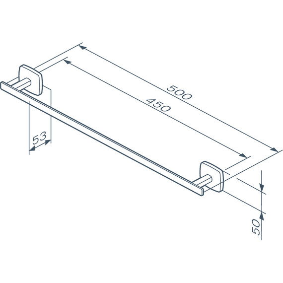 Полотенцедержатель AM.PM Gem A90346422, цвет чёрный - фото 8