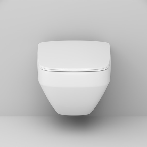 Унитаз подвесной Am.Pm Inspire V2.0 FlashClean C50A1700SC с сиденьем микролифт, Цвет производителя: белый - фото 6