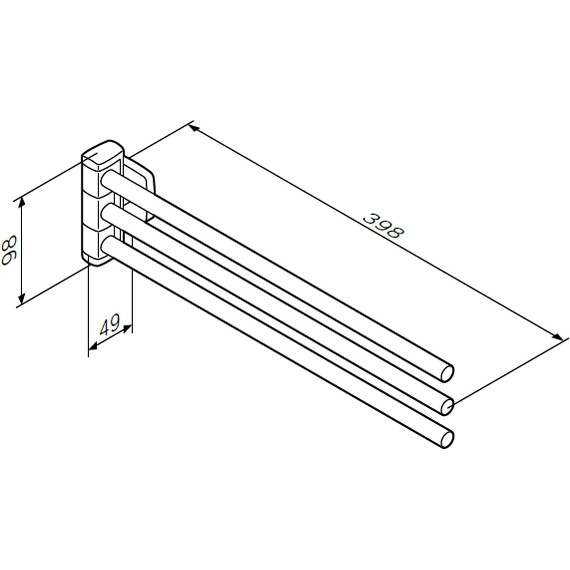 Держатель для полотенца AM.PM Gem A9032700 - фото 8