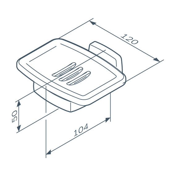 Мыльница AM.PM Gem A9034222, цвет чёрный - фото 8