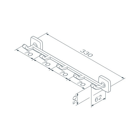 Набор крючков AM.PM Gem A9035900 - фото 8