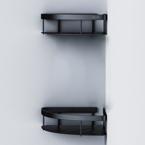 Полка угловая AM.Pm Sense A7454222, цвет чёрный - фото 4