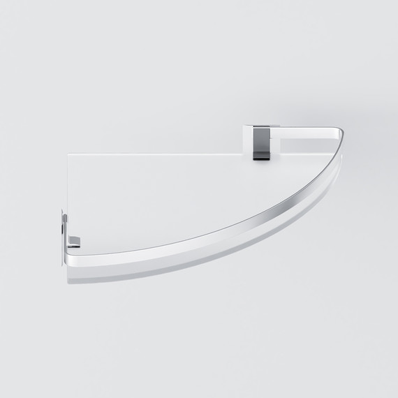 Стеклянная полка угловая AM.PM Sense A7456100 - фото 5