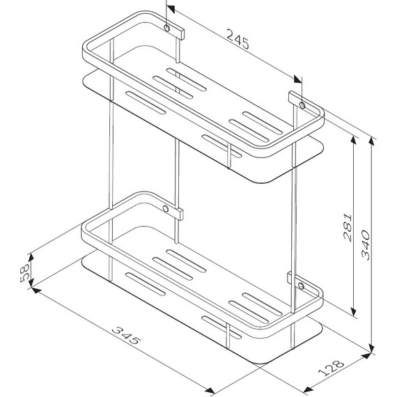 Полка AM.PM Sense A7453200 - фото 8
