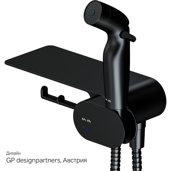 Набор для гигиенического душа Am.Pm Like F0202622 (с прогрессивным картриджем​) черный - фото 11