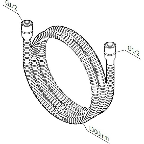 Душевой шланг Am.Pm 1500 мм F0400664 - фото 3