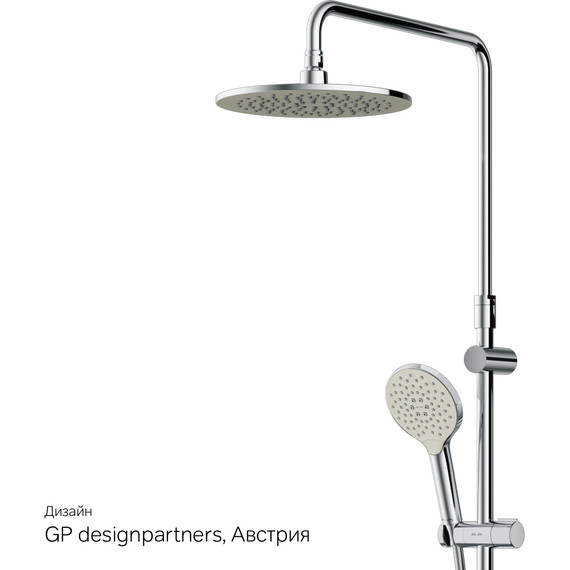 Душевая стойка с термостатом Am.Pm Like F0780464, Цвет производителя: хром - фото 15