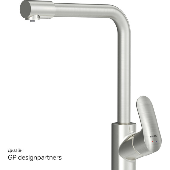Смеситель для кухни Am.Pm Like F8005711, сатин, Цвет производителя: сатин - фото 11