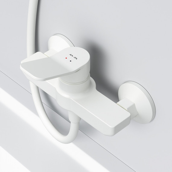 Смеситель для душа Am.Pm X-Joy F85A20033, белый, Цвет производителя: белый - фото 3