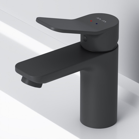 Смеситель для раковины Am.Pm X-Joy F85A02122, черный, Цвет производителя: чёрный - фото 4