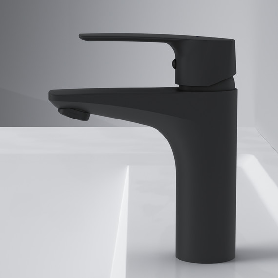 Смеситель для раковины Am.Pm Gem F90A02122, черный, Цвет производителя: чёрный - фото 6