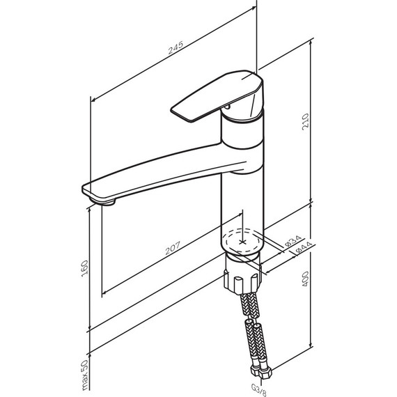 Смеситель для кухни AM.PM Gem F90A00000 - фото 12