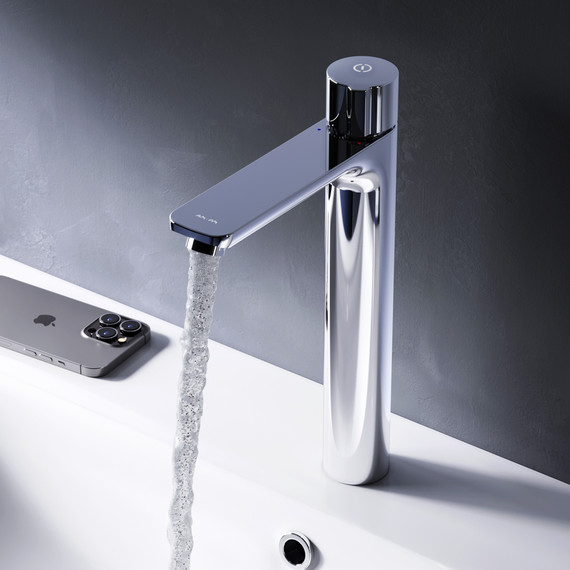 Смеситель для раковины высокий Am.Pm X-Joy TouchReel F85A92500, Цвет производителя: хром - фото 3