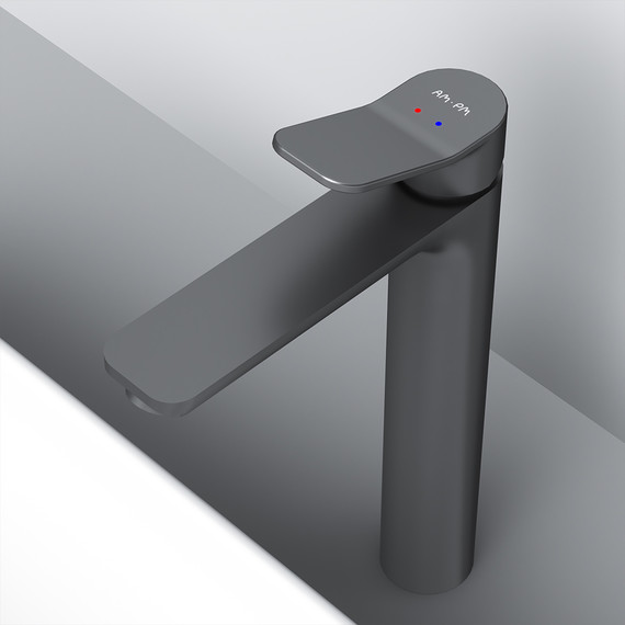 Смеситель для раковины высокий Am.Pm X-Joy F85A92022, черный, Цвет производителя: чёрный - фото 5