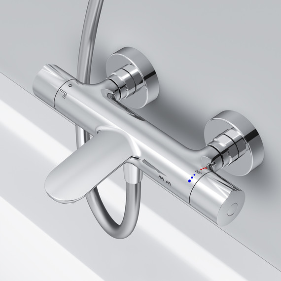 Смеситель для ванны с термостатом Am.Pm Like F8050000 - фото 4