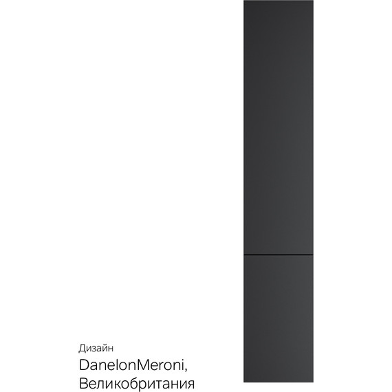 Пенал подвесной Am.Pm Gem 30 см R M90CHR0306BM, черный матовый - фото 10