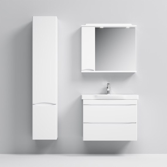 Зеркало-шкаф Am.Pm Like 80 см M80MPL0801WG, белый глянцевый - фото 2