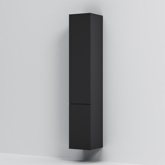 Пенал подвесной Am.Pm Gem 30 см R M90CHR0306BM, черный матовый - фото 5