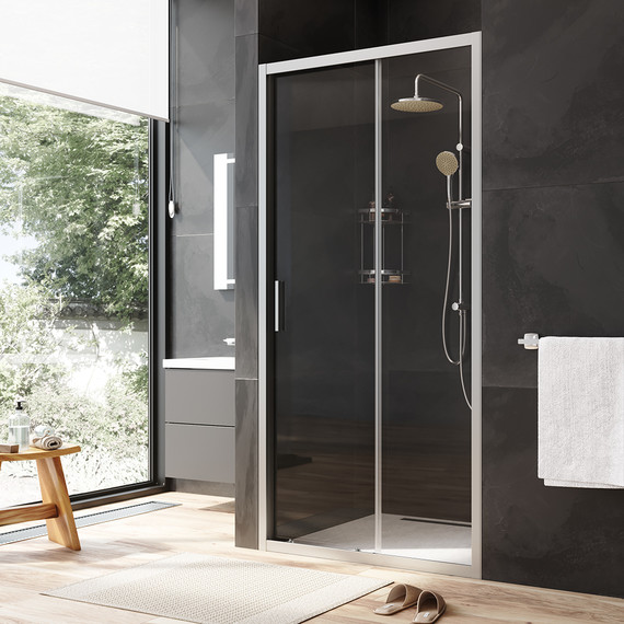 Дверь душевая Am.Pm Gem Solo 100х195 см W90G-100-1-195MT, хром/прозрачное - фото 2