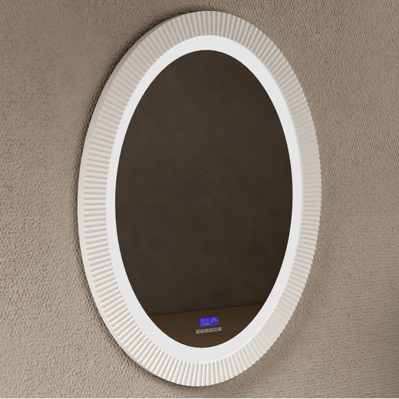 Зеркало Abber Stein 60 см AS6601, белый - фото 