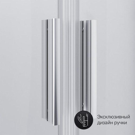 Душевое ограждение Am.Pm Gem Deep 90х90 см W90G-401A090WT, хром/прозрачное - фото 9