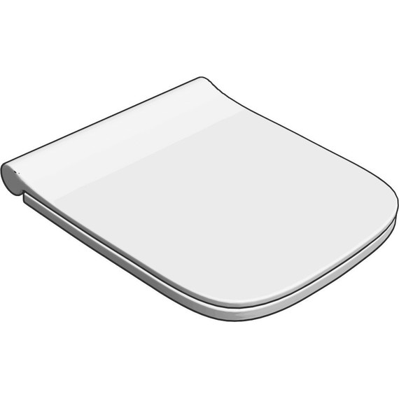 Сиденье с крышкой для унитаза Dreja Enzo микролифт 88.0002 - фото 