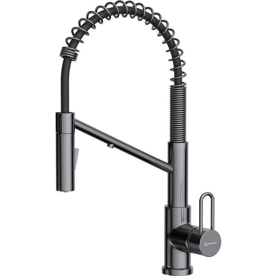 Смеситель для кухни Omoikiri Mikawa 2 PLUS-SB GM 4994454, вороненая сталь - фото 