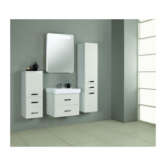 Тумба подвесная с раковиной Акватон Америна 60 см 1A1354K1AM010, белый - фото 5