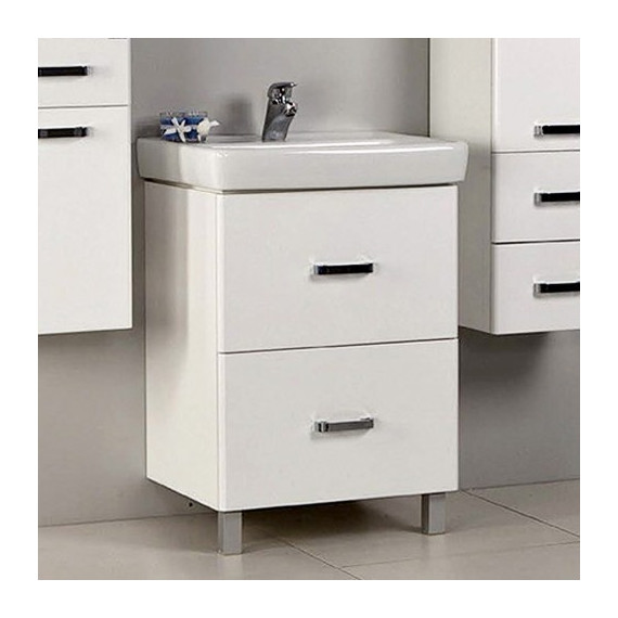 Тумба напольная с раковиной Акватон Америна 80Н см 1A1694K1AM010, белый - фото 5