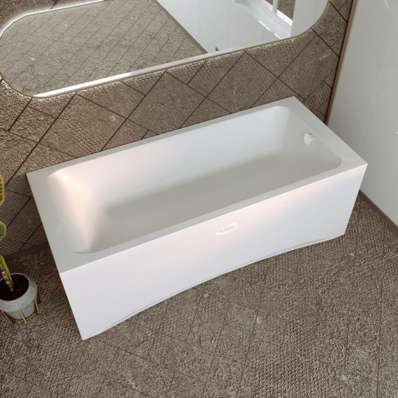 Ванна акриловая Радомир Агата 175x75 см (в комплекте каркас), Размер - мм: 1750х750 - фото 6