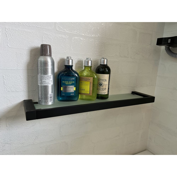 Стеклянная полка Timo Selene 14072/03, цвет чёрный - фото 6