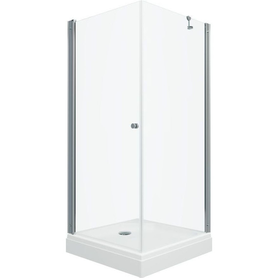 Душевое ограждение Triton Форта 90x90 см, хром/прозрачное - фото 