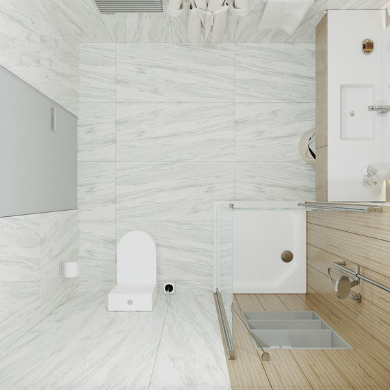 Душевое ограждение Triton Форта 90x90 см, хром/прозрачное - фото 4