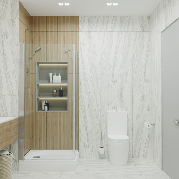 Душевое ограждение Triton Форта 90x90 см, хром/прозрачное - фото 5