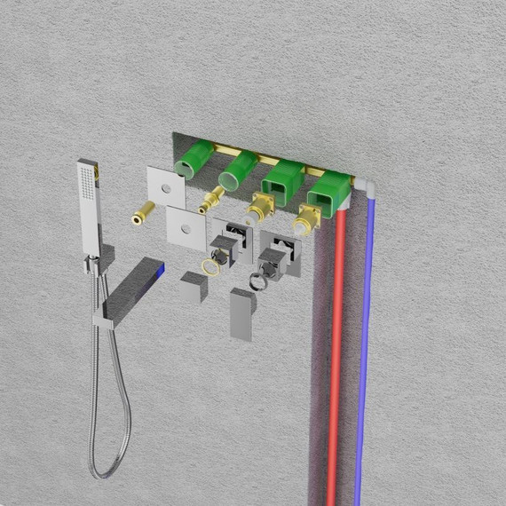 Смеситель для ванны Timo Selene 2014/17YSM, золото матовое - фото 2