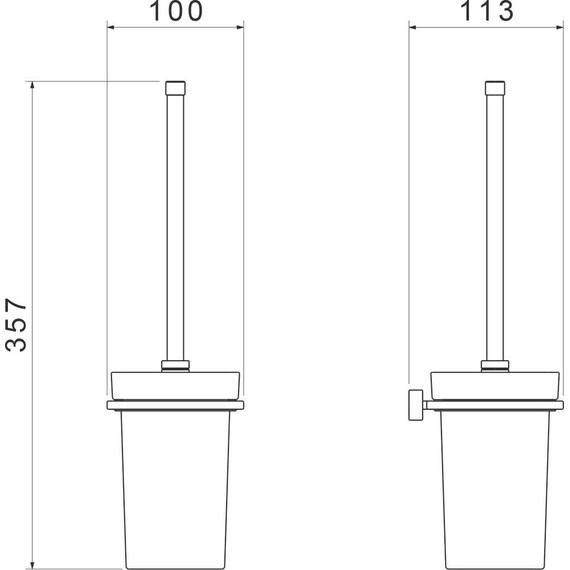 Ёршик для унитаза Timo Torne 43061/00 - фото 2